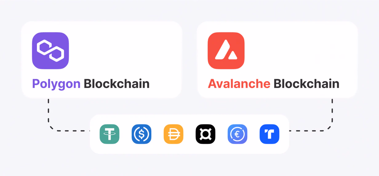 Expanded Blockchain Support with Polygon and Avalanche